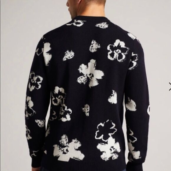 Ted Baker turtleneck, black and blue - Picture 5 of 13